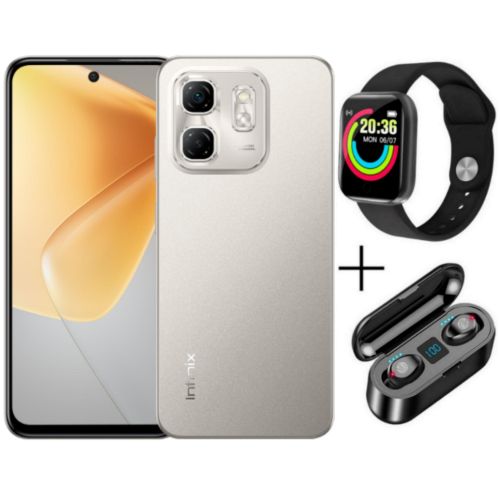 Hot 50i, 6.7", 128GB + 6GB RAM, 5000mAh (Dual SIM), Titanium Grey + Free Gifts