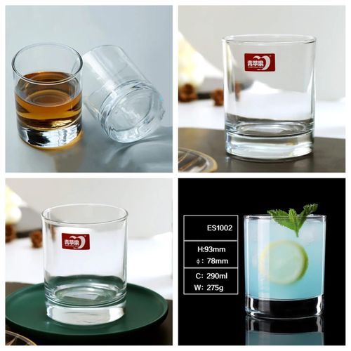 Classic round whisky glass Heavy-Base Rocks Old Fashioned Glass