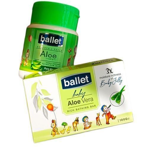 BABY Aloe Vera Petroleum Jelly + Bathing Bar SOOTHES HEALS MOISTURIZES