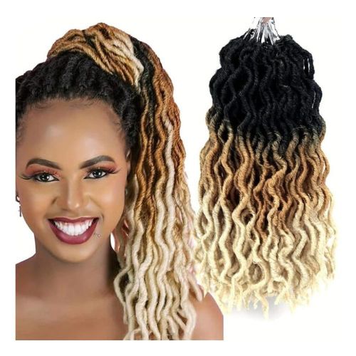 Gipsy Locs Crochet Wavy Ombre Hair Extensions For Women