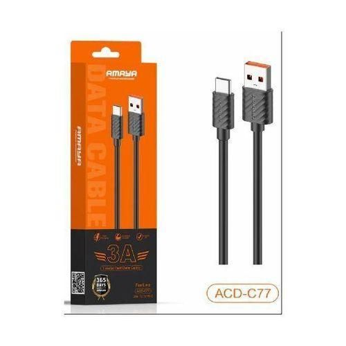 ACD-C77 Fast Charging Type-C Data Cable: 3A Rapid Charge & Data Sync for Phones