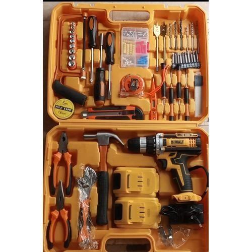 Dewalt 21V Cordless Electric Drill 47PC Tool Set WITH 2 Batteries