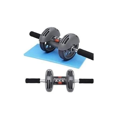 power stretch Double Wheel Roller For Abs Flat Tummy