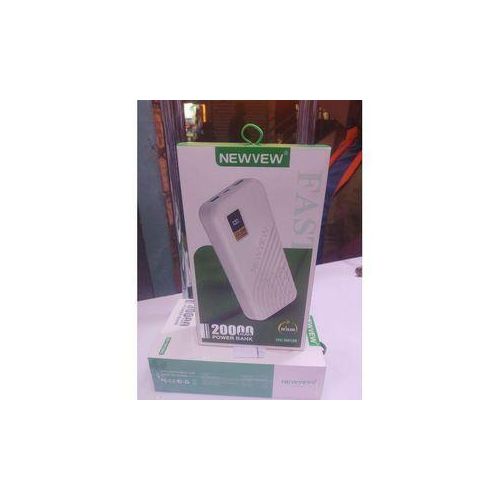 Original and tested Newview 20,000mAh High Performance Powerbank – Quick Charging External Battery Pack, Universal Compatibility for Smartphones, Tablets & Devices