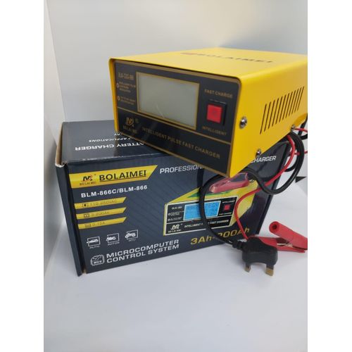 Bolaimei 12V24V Heavy Duty Smart Pulse Charger for Car and Truck Batteries