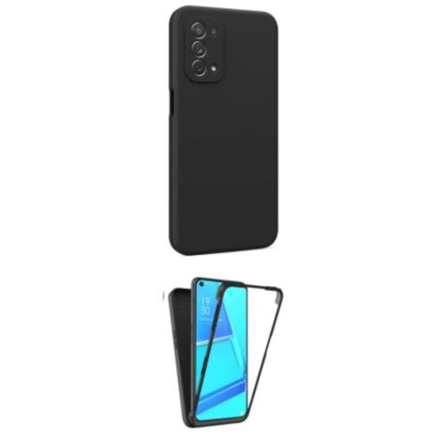 A52 / A92 /A72 Original Liquid Silicone 360 protective Phone cover(BLACK)