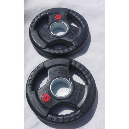 25 Kg Rubber Coated Olympic Gym Weight Plates