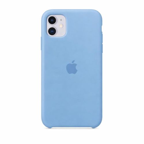 Silicone Case for iPhone 12, 12 Pro, (Base Model), Blue, Silicon