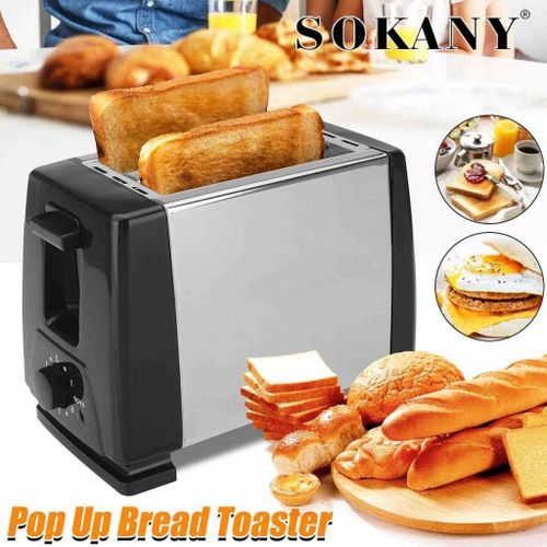 Sokany Pop-Up Toaster – Big Size Bread Toaster for Fast & Even Toasting