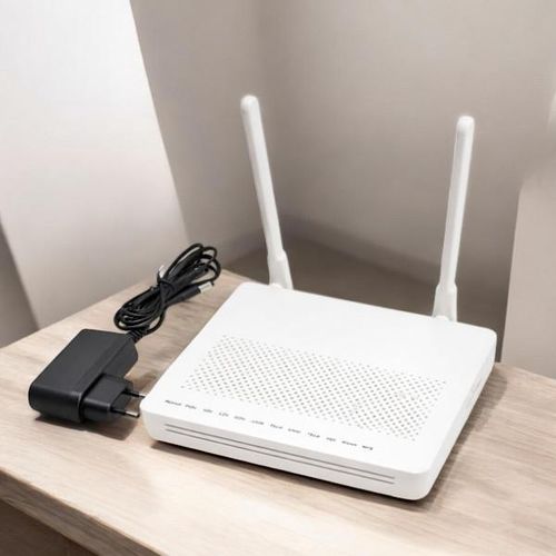 XPON GPON ONU Fiber Optic Router for FTTH High Speed Internet with Dual Antenna WiFi Coverage