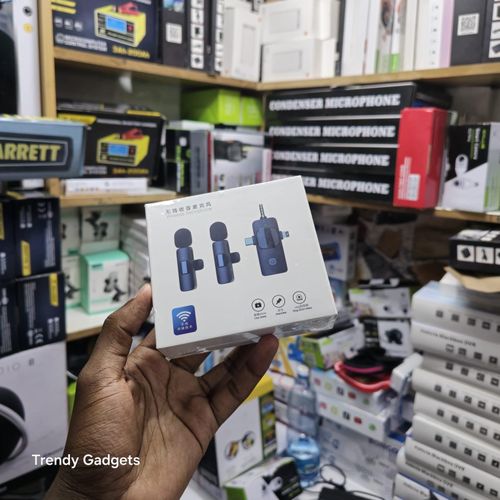 3-in-1 Wireless Lavalier Microphone for iPhone, Android, Laptop – USB-C, Noise Cancellation, Video Recording Mic