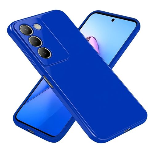 Soft Silicone Slim Fit Cover Anti-Scratch Shockproof Case for vivo V30 Lite - Blue