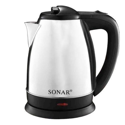 Premium 2.0L Cordless Stainless Steel Kettle with 360° Base, Quick Heating & Safety Features