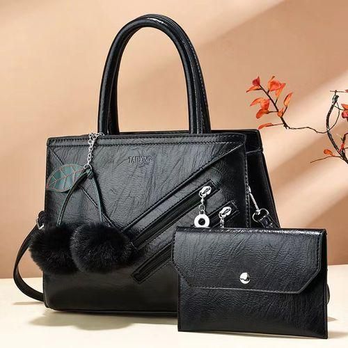Latest Design Fashion Women's And Ladies Hand Bags 2 IN 1 Set