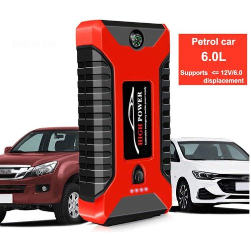 600A Emergency Car Jump Starter Power Bank – USB Charger and Booster