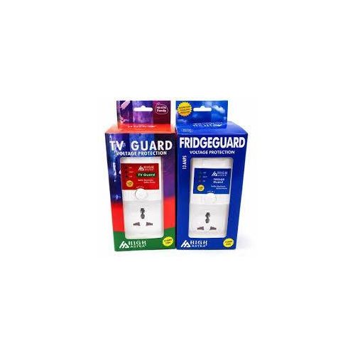 High Astra 13A Automatic Voltage Protector Combo Pack – TV Guard & Fridge Guard Surge Protector Adapters (3000W Max)