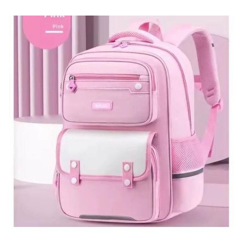 Pink School Backpack for Girls Book Bag