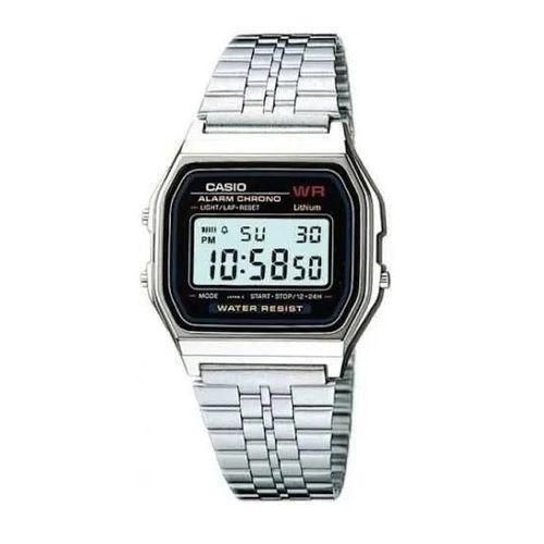 Vintage Digital Stainless Steel Watch