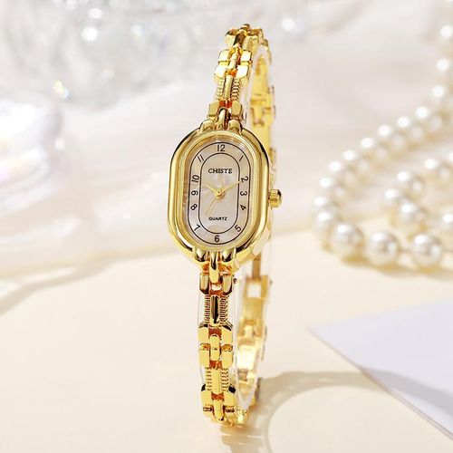 Jing Shi Retro Oval Womens Quartz Watch