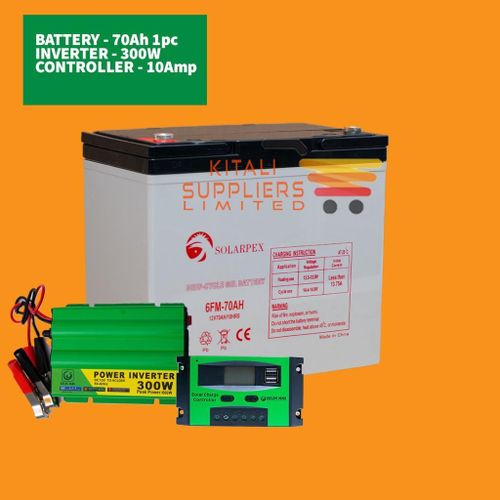 Solar Mid Kit System Of 70ah Battery