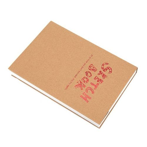 BN5704 Sketchbook Notepad Artist Sketch Drawing Design 120 Sheets Vintage Sketch Book Diary Drawing Notebook SizeA4