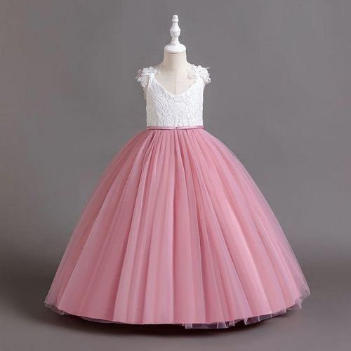 Girl Children Kids New Arrival Maxi Christmas Wedding Dinner Party Princess Dress Ball Gown