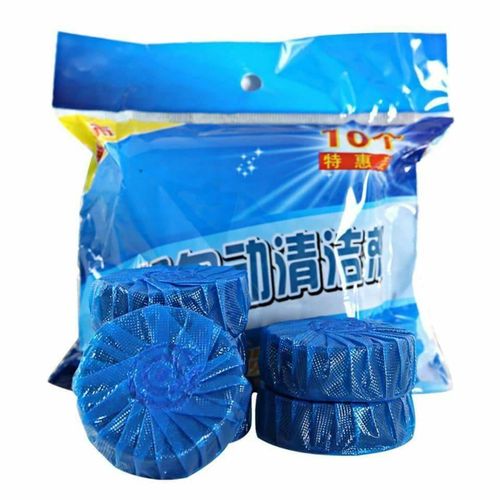 Blue bubble toilet cleaner 1 set 10pcs