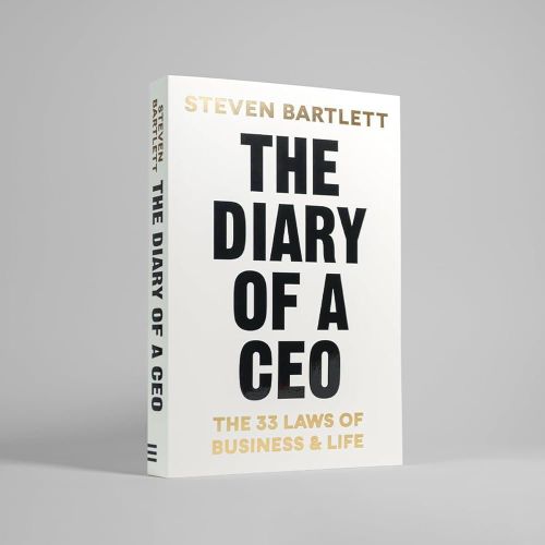 The Diary of a CEO The 33 Laws of Business and Life Book by Steven Bartlett free bookmark