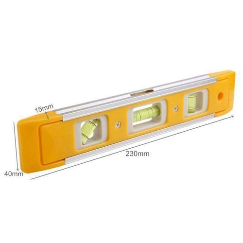 Spirit Level 3 Bubble 45°/90°/180° Level Magnetic