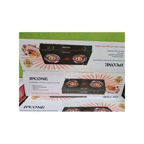 2 Burner - Glass Top And Gas Stove Double Burner