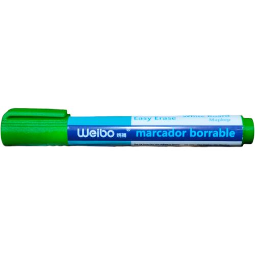 Marcador Borrable Easy Erase White Board Marker Green jm