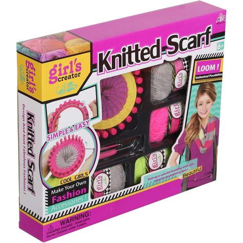 Knitted Scarf Maker Set for Girls