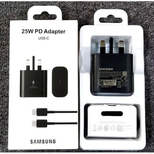 Galaxy 25W Fast Charger - USB C to C Full Wall Charger Super Fast Adapter for A16 A15 A14 A13 S25 S24 S23 Z Flip 5