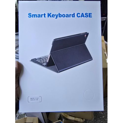 Bluetooth Keyboard Case for iPad Air 13-inch (2024 / 2025) – Detachable Wireless Keyboard with Pencil Holder, Slim Protective Cover (Black)