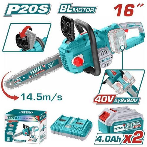 TGSLI401682 Lithium-Ion chain saw 40V(20V+20V)