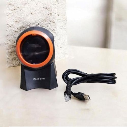 Automatic Scanning USB Wired 1D 2D Desktop Table Mount Laser Barcode Scanner Reader