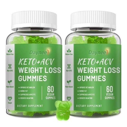 Keto ACV Gummies Apple Cider Vinegar Daily Wellness Support 60 Vegan Gummies