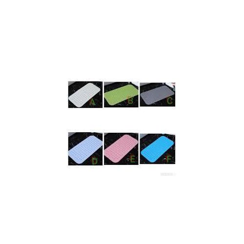 Non-Slip PVC Bathroom Shower & Bathtub Mat With Suction Cups - 70cm x 40cm Anti-Bacterial Safety Bath Mat