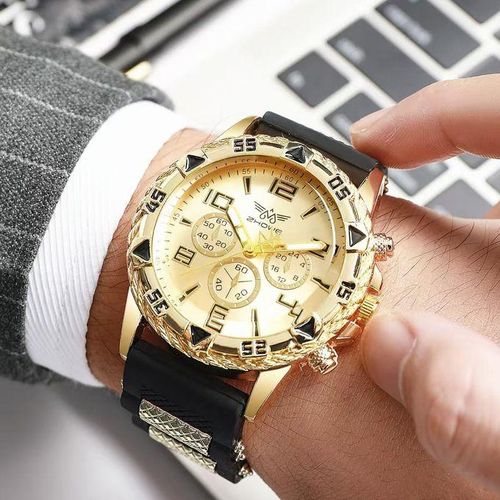 Mens golden watch