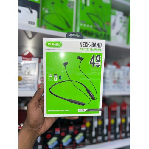 NECKBAND WIRELESS EARPHONES Long Battery Life 48hrs Earphone EU-09