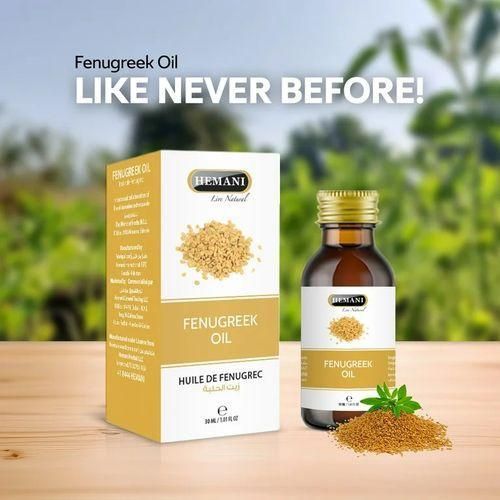 Hemani Fenugreek Oil 100% Pure, Natural and Cold Pressed For Skin & Hair Health-30mL