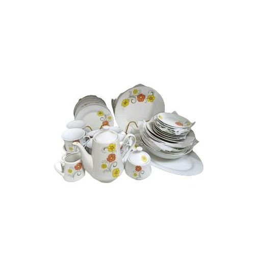 47pcs Flowered Dinner Set