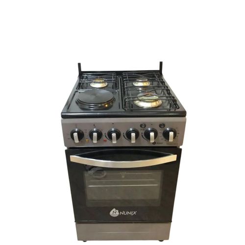 3 Gas 1 Electric Hotplate Free Standing Cooker with Electric Oven