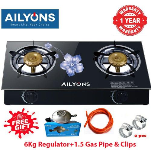 Gas Cooker With A Glass Top FREE 6KG REGULATORGAS PIPE1YR WRTY