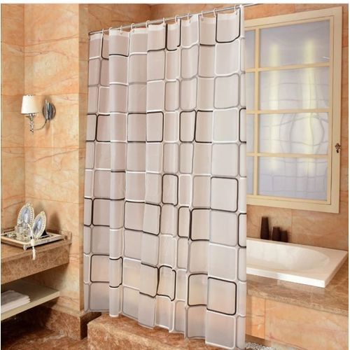 180*180 Waterproof Shower Curtain Set For Bathrooms.