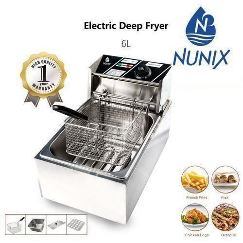 6L Commercial Stainless Steel Deep-Fryer Chips Cutter
