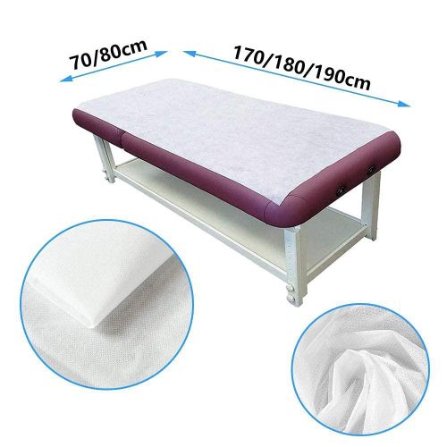 10 Pcs Disposable Bed Sheets,Massage Bed Sheets,Non-woven Disposable Waterproof Cloth Thicken Sterile Sanitary Napkins, Beauty Salon, Massage, Tattoo, pedicure, Hotel, Physiotherapy shop, Elderly care Use