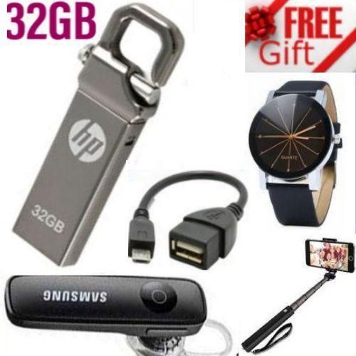 Hp32gb Usb Flashdisk / 32 GB + OTG CABLE & GIFTS