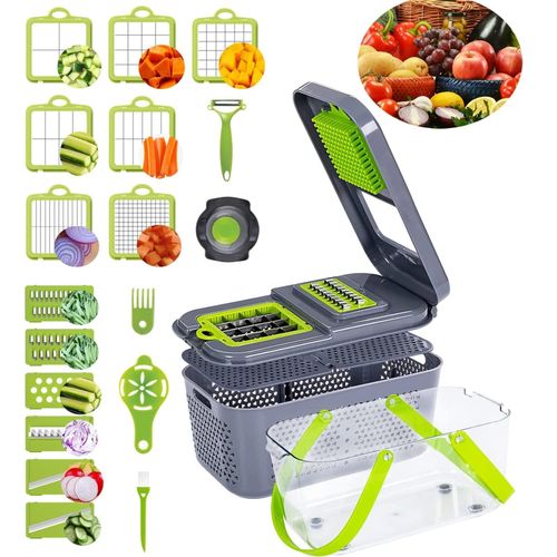 22pc Veggie cutter slicer