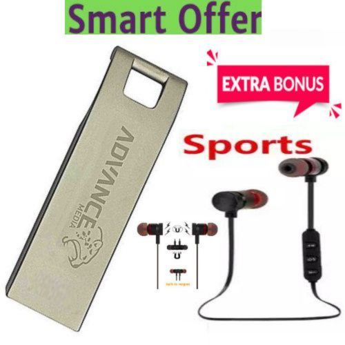 64GB / 32GB / 16GB / 8GB Flash Disk + Headset